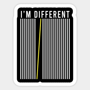 I'm Different Sticker